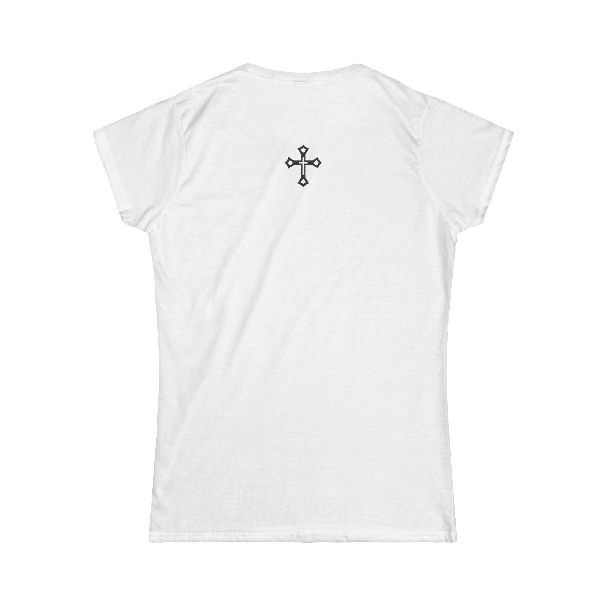 Inspirational Women's Softstyle Tee, Comfortable Daily Wear, Perfect Gift for Friends, Casual Outings, Spiritual Motif, Everyday Confidence