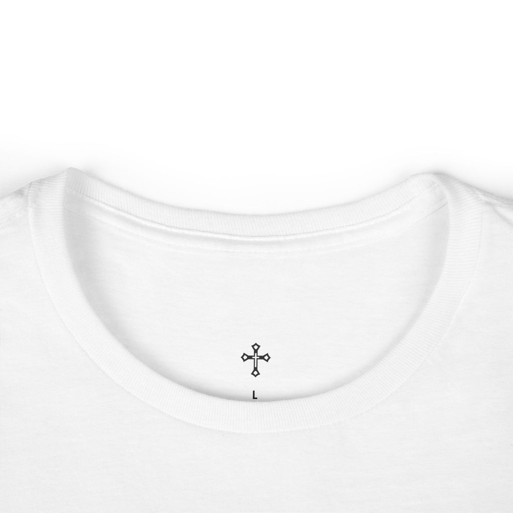 Inspirational Women's Softstyle Tee, Comfortable Daily Wear, Perfect Gift for Friends, Casual Outings, Spiritual Motif, Everyday Confidence